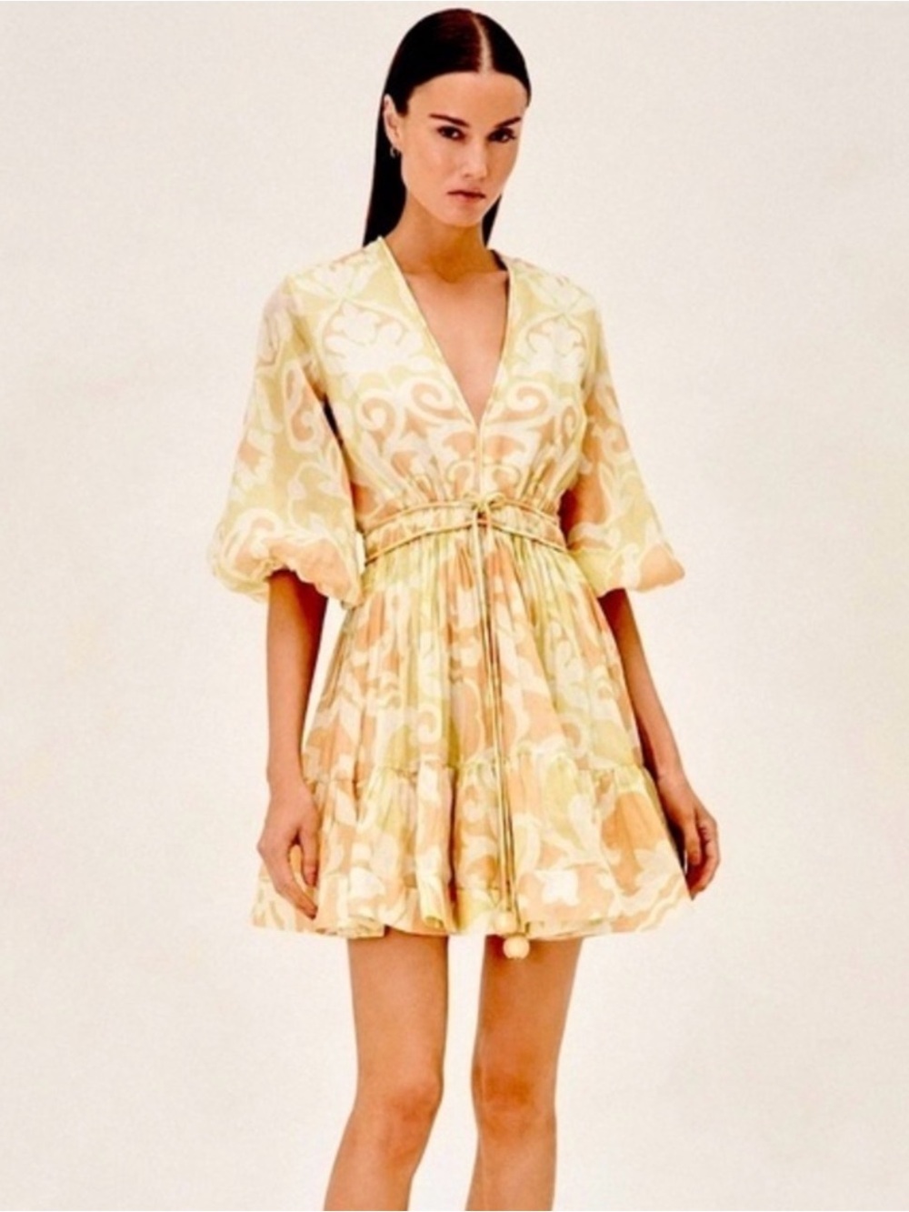 Alexis Capri-Dress Melon Vine